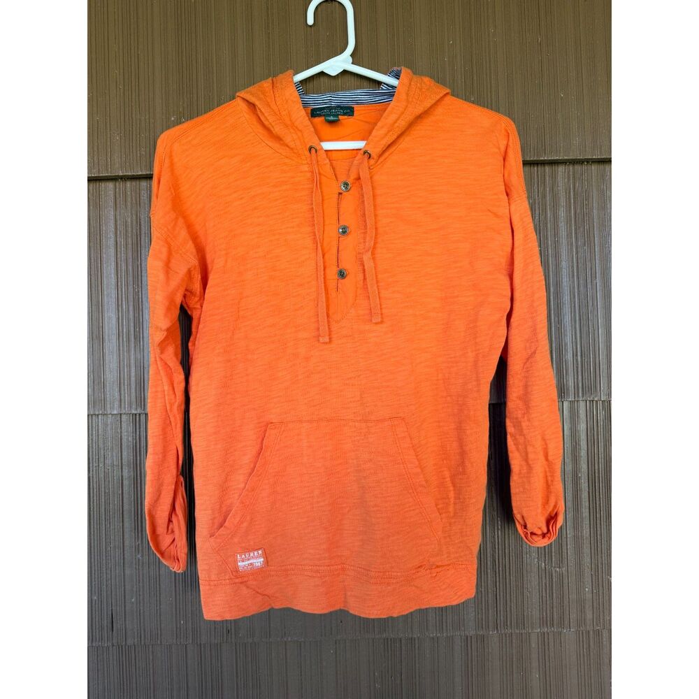 Ralph Lauren Orange Hooded Henley